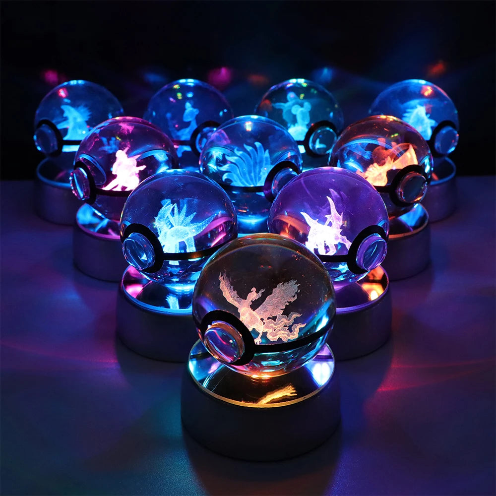 Pokemon Crystal 3D Balls