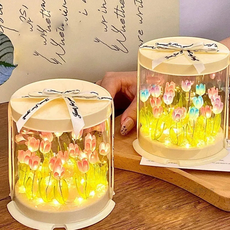 Cylindrical Tulip Lamp