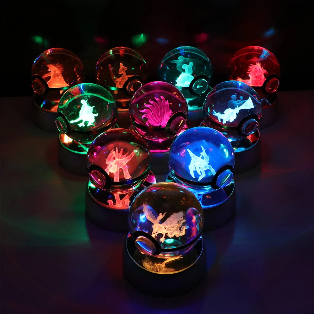 Pokébolas de Cristal 3D
