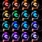 3D Axolotl Crystal Ball