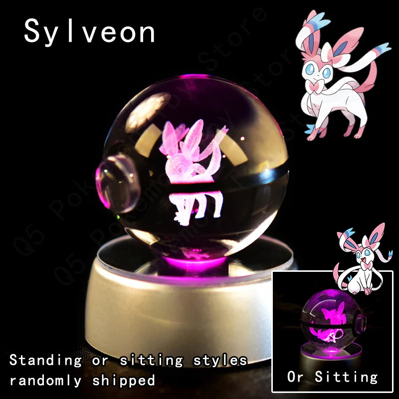 Poke-bolas de Cristal 3D