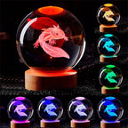 3D Axolotl Crystal Ball