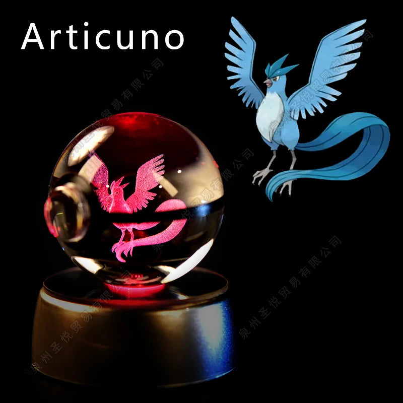 Poke-bolas de Cristal 3D