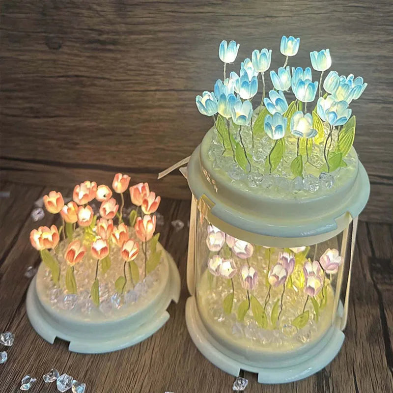 Cylindrical Tulip Lamp