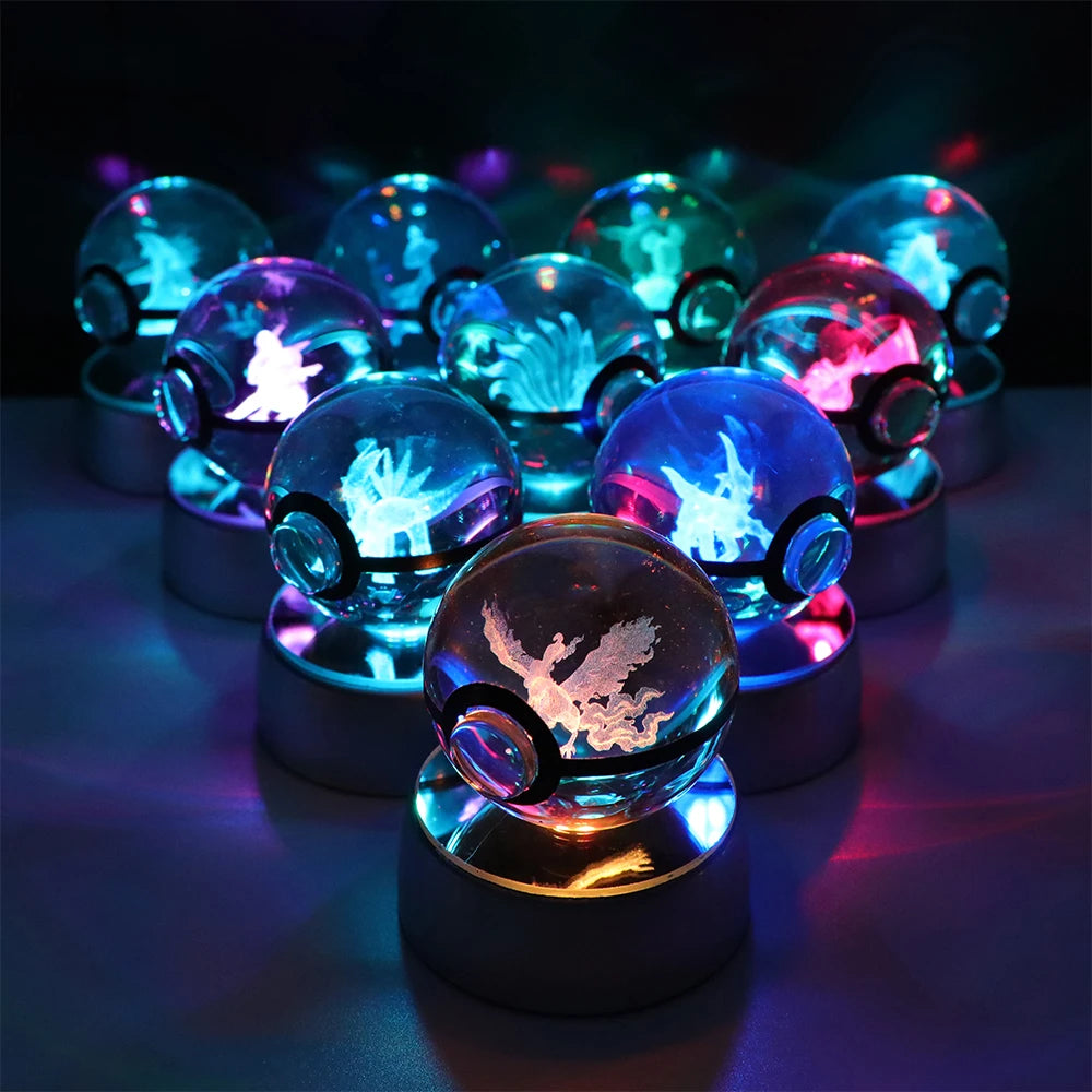 Pokébolas de Cristal 3D